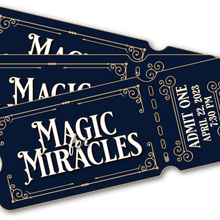 Magic for Miracles - Ticket-Playing Cards-Wondercraft