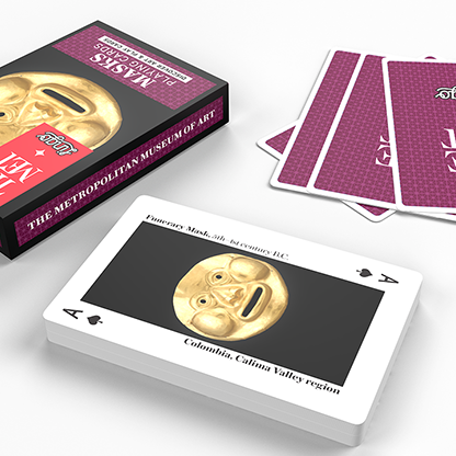 Masks Playing Cards-The Met x Lingo-Playing Cards-Wondercraft
