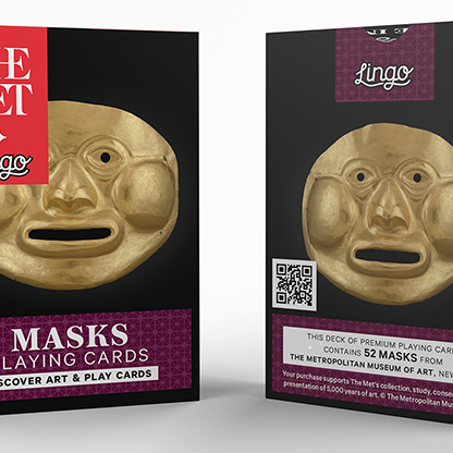 Masks Playing Cards-The Met x Lingo-Playing Cards-Wondercraft