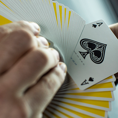 Modern Feel Jerry's Nuggets (Yellow)-Playing Cards-Wondercraft