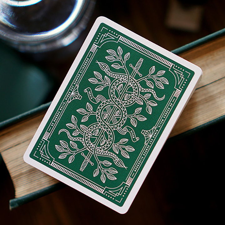 Monarch Playing Cards (Green) by theory11-Playing Cards-Wondercraft
