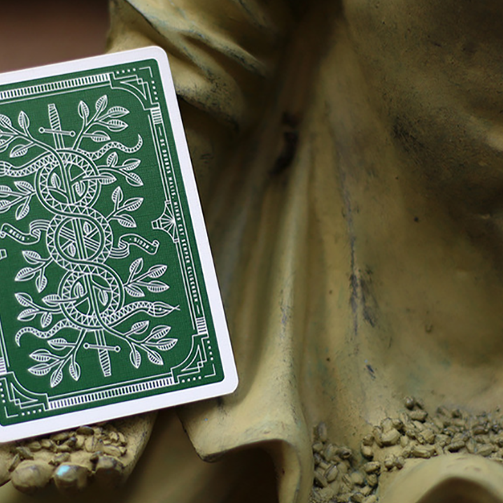 Monarch Playing Cards (Green) by theory11-Playing Cards-Wondercraft