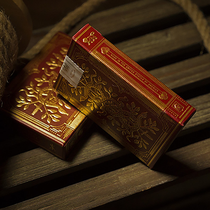 Monarch Playing Cards (Red) by theory11-Playing Cards-Wondercraft