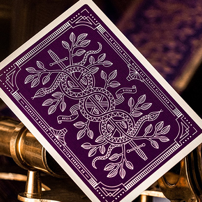 Monarch Royal Edition (Purple) Playing Cards by theory11-Playing Cards-Wondercraft