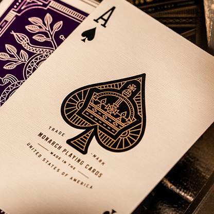 Monarch Royal Edition (Purple) Playing Cards by theory11-Playing Cards-Wondercraft