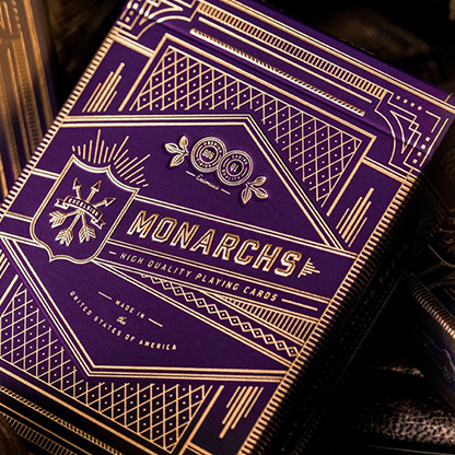 Monarch Royal Edition (Purple) Playing Cards by theory11-Playing Cards-Wondercraft