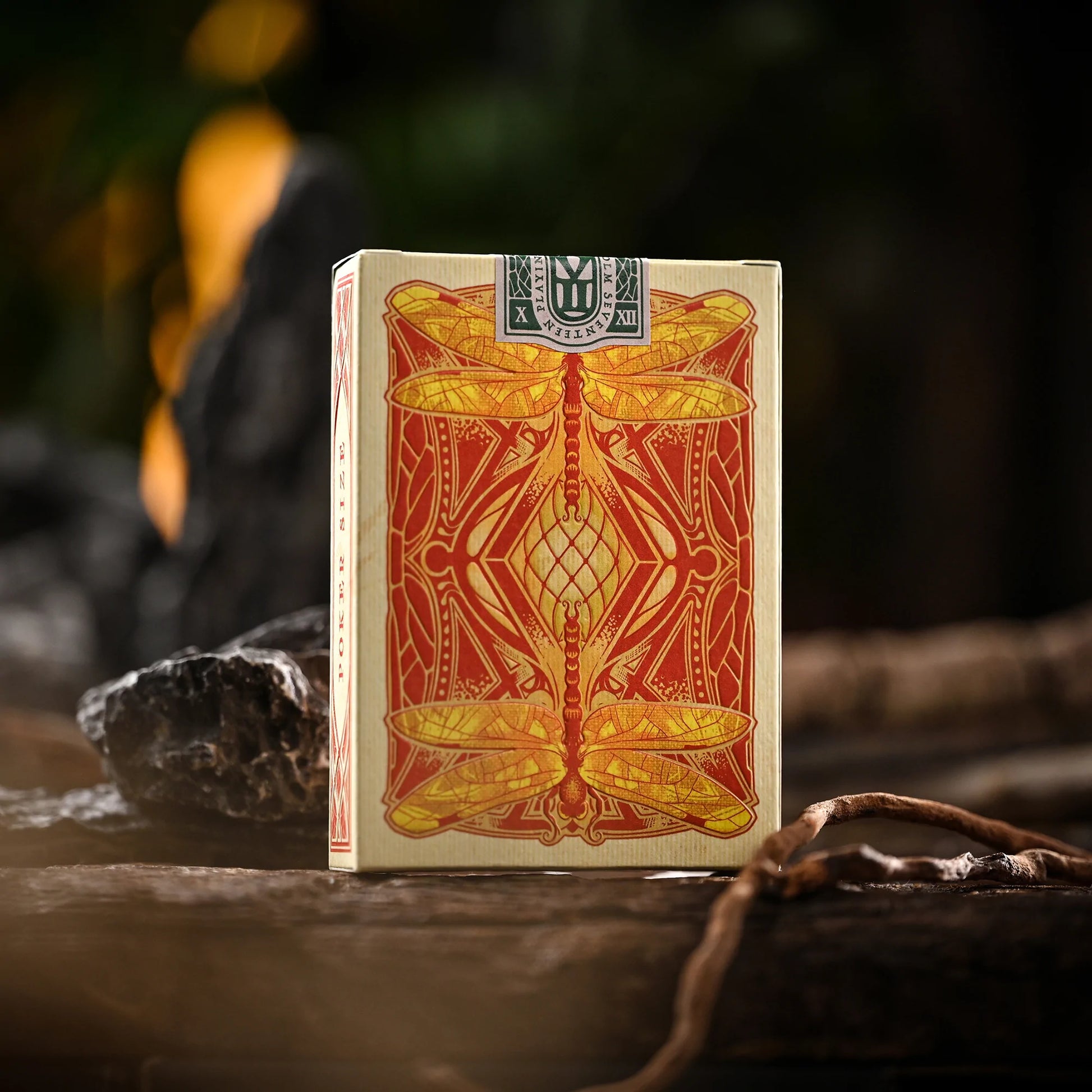 Notorious Gambling Frog (Orange) Playing Cards by Stockholm17-Playing Cards-Wondercraft