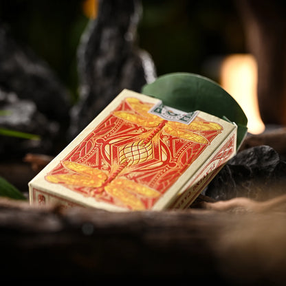 Notorious Gambling Frog (Orange) Playing Cards by Stockholm17-Playing Cards-Wondercraft