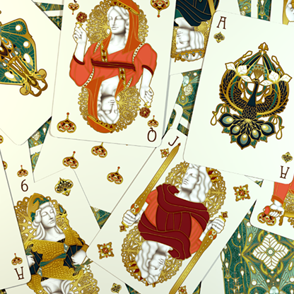 Nouveau Bijoux Playing Cards-Playing Cards-Wondercraft