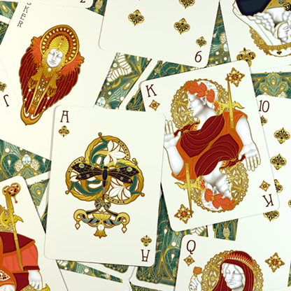 Nouveau Bijoux Playing Cards-Playing Cards-Wondercraft