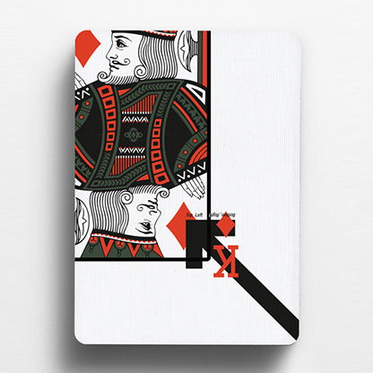 Offset Orange Playing Cards by Cardistry Touch-Playing Cards-Wondercraft