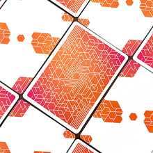 Orange Bump Neon Playing Cards by US Playing Card Co-Playing Cards-Wondercraft