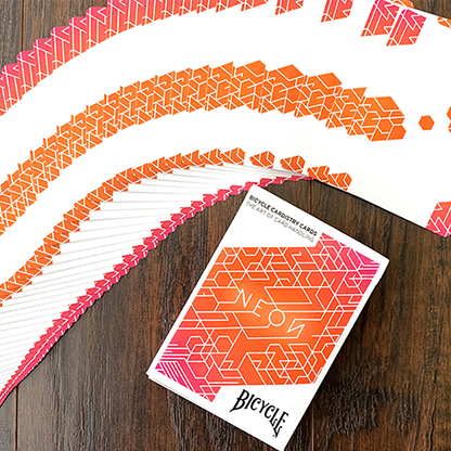 Orange Bump Neon Playing Cards by US Playing Card Co-Playing Cards-Wondercraft