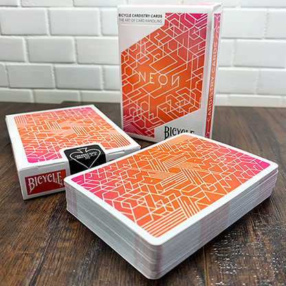 Orange Bump Neon Playing Cards by US Playing Card Co-Playing Cards-Wondercraft