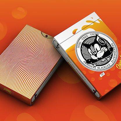 Original Blackcat Orange Milk Playing Cards-Playing Cards-Wondercraft