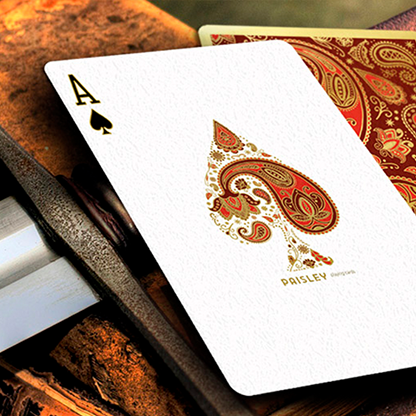 Paisley Royals (Red) Playing Cards by Dutch Card House Company-Playing Cards-Wondercraft