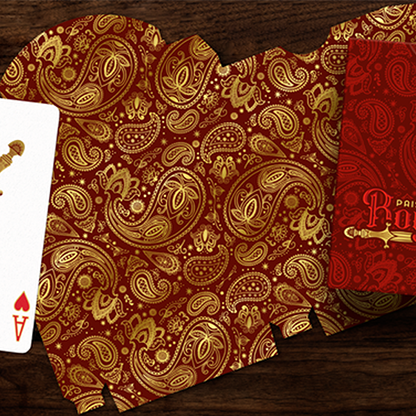 Paisley Royals (Red) Playing Cards by Dutch Card House Company-Playing Cards-Wondercraft