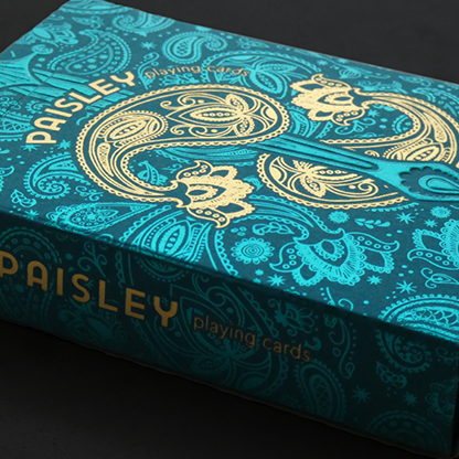 Paisley Royals (Teal) Playing Cards by Dutch Card House Company-Playing Cards-Wondercraft