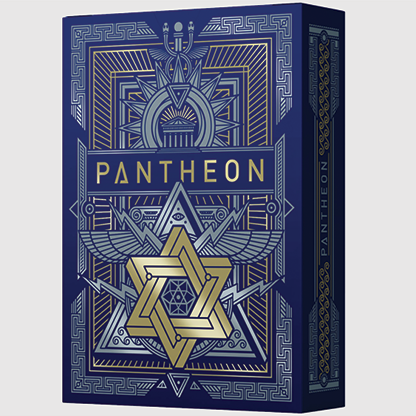 Pantheon Azure Playing Cards by Giovanni Meroni-Playing Cards-Wondercraft