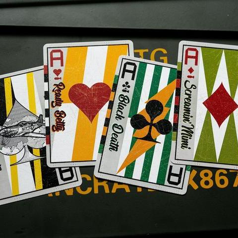 Peter Dash Flash - P51 Mustang Playing Cards by Kings Wild Project Inc.-Playing Cards-Wondercraft
