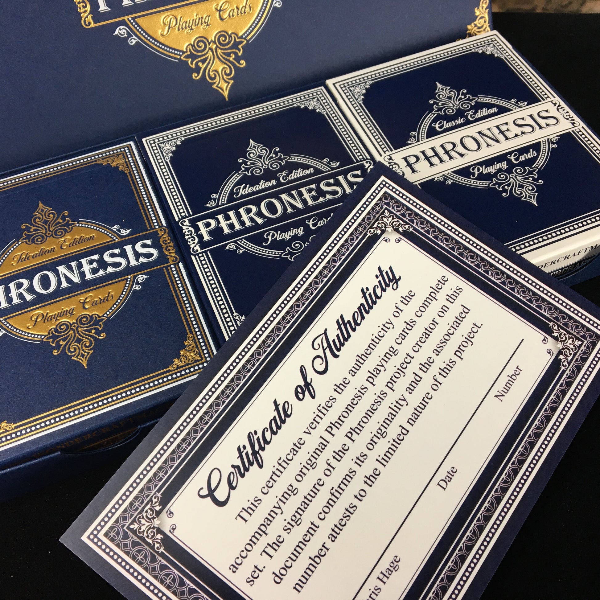 Phronesis Complete Set Collector's Box-Playing Cards-Wondercraft