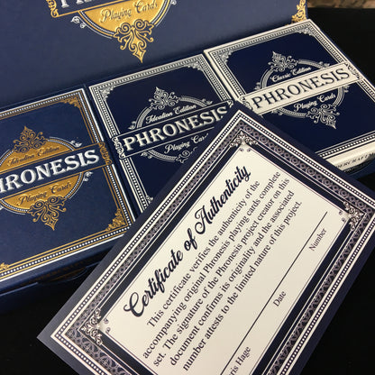 Phronesis Complete Set Collector's Box-Playing Cards-Wondercraft