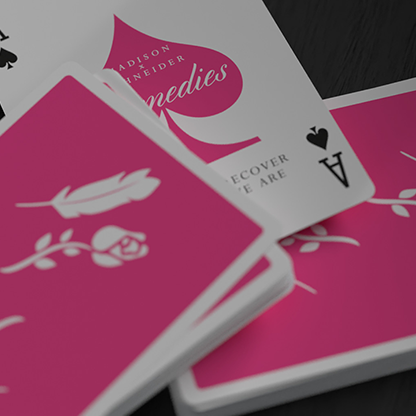 Pink Remedies Playing Cards by Madison x Schneider-Playing Cards-Wondercraft