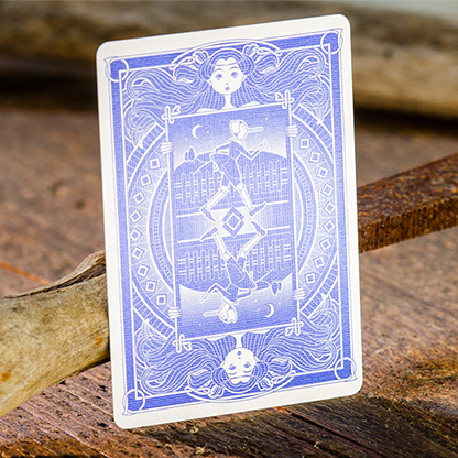 Pinocchio Sapphire Playing Cards (Blue) by Elettra Deganello-Playing Cards-Wondercraft