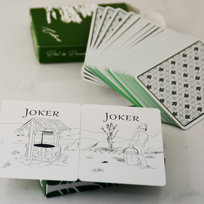 Premium Gilded Cedar Playing Cards-Playing Cards-Wondercraft