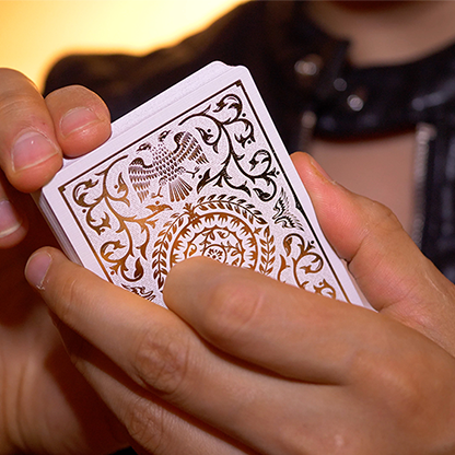Regalia White Playing Cards by Shin Lim-Playing Cards-Wondercraft