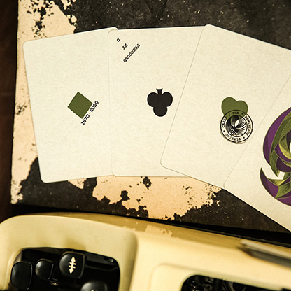 Reminisce (Green) Playing Cards-Playing Cards-Wondercraft