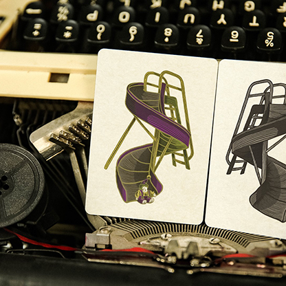 Reminisce (Green) Playing Cards-Playing Cards-Wondercraft