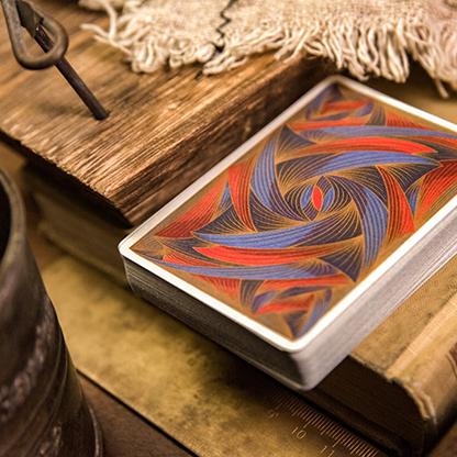 Reminisce (Red) Playing Cards-Playing Cards-Wondercraft