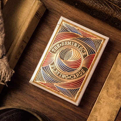 Reminisce (Red) Playing Cards-Playing Cards-Wondercraft