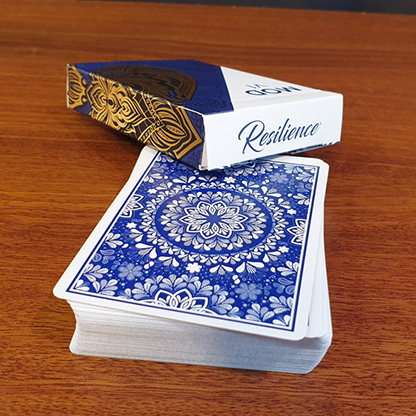 Resilience (Marked Blue) Playing Cards-Playing Cards-Wondercraft
