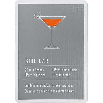 Retro Deck (Gray) Playing Cards-Playing Cards-Wondercraft