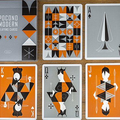 Retro Deck (Gray) Playing Cards-Playing Cards-Wondercraft