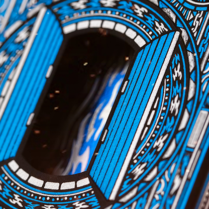 Sacred Fire (Sapphire Blaze) Playing Cards by Riffle Shuffle-Playing Cards-Wondercraft