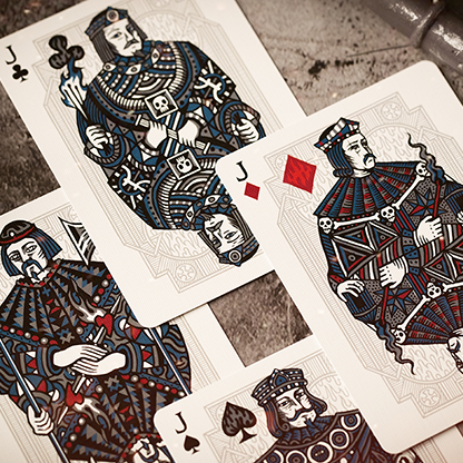 Sacred Fire (Sapphire Blaze) Playing Cards by Riffle Shuffle-Playing Cards-Wondercraft