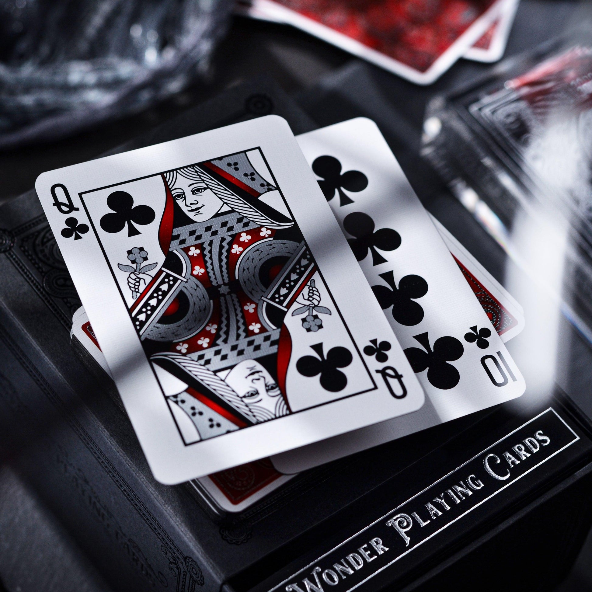 Scarlet Wonder Signature Edition - Black Gilded-Playing Cards-Wondercraft