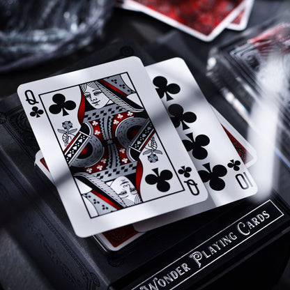 Scarlet Wonder Signature Edition - Black Gilded-Playing Cards-Wondercraft