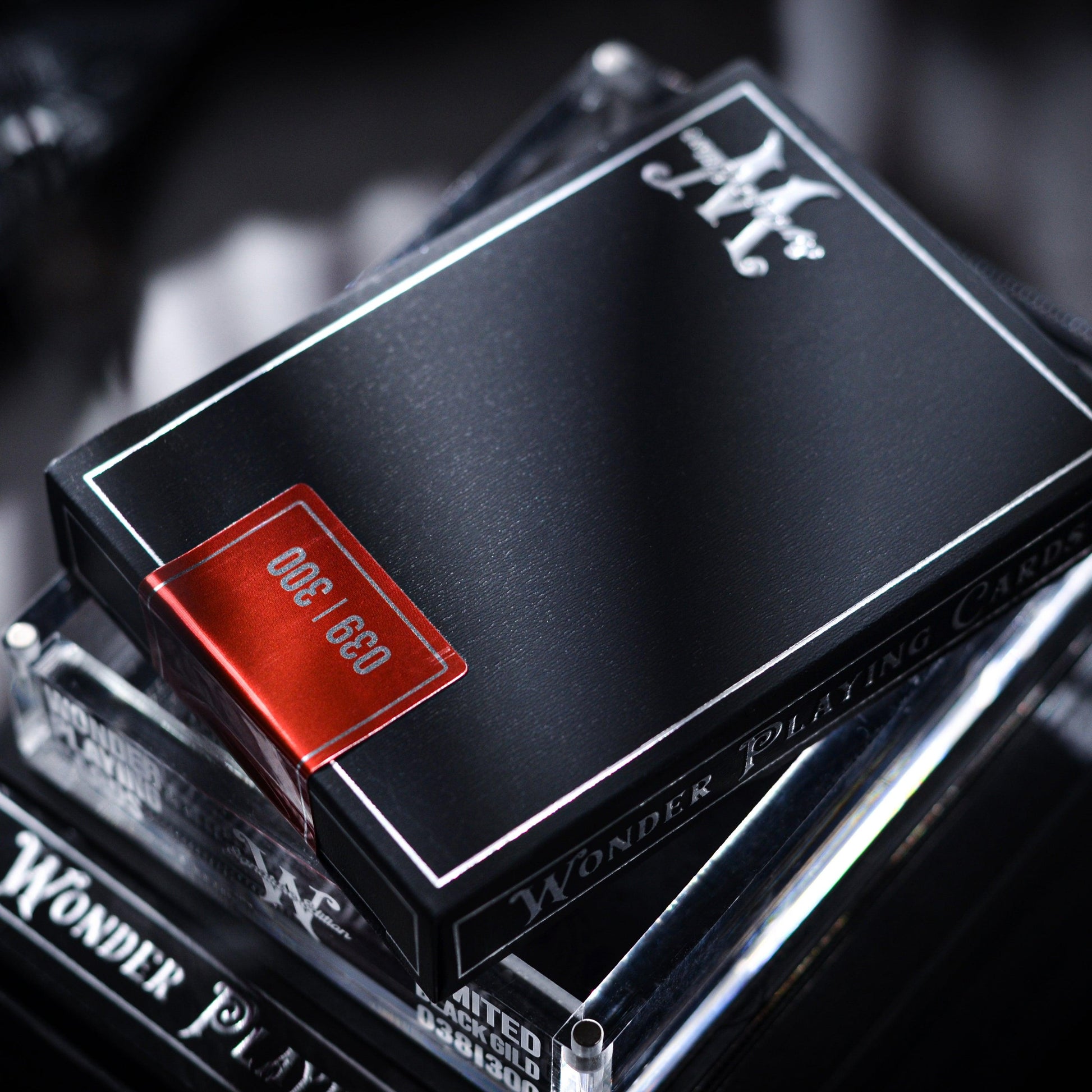 Scarlet Wonder Signature Edition - Black Gilded-Playing Cards-Wondercraft