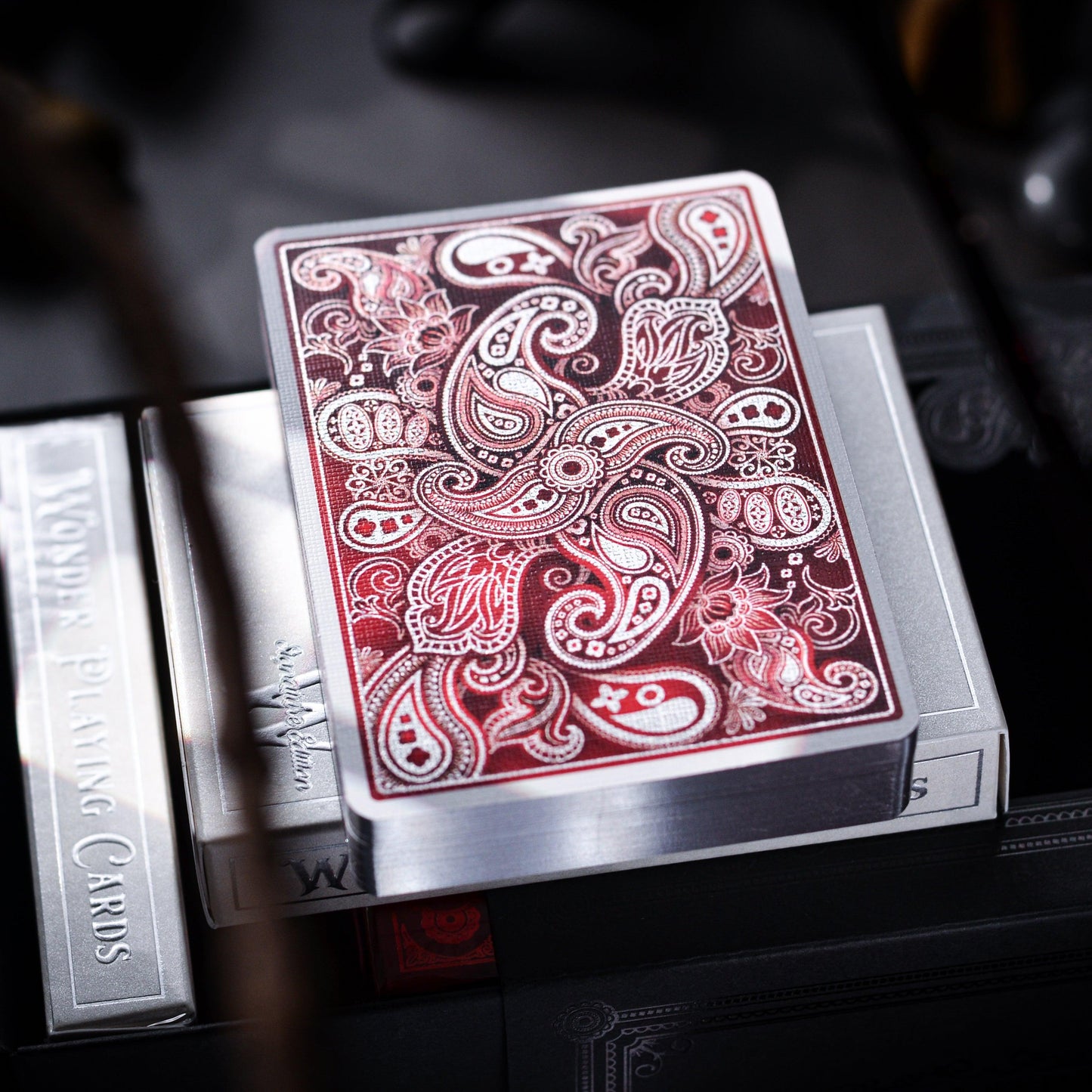 Scarlet Wonder Signature Edition - Silver Gilded-Playing Cards-Wondercraft