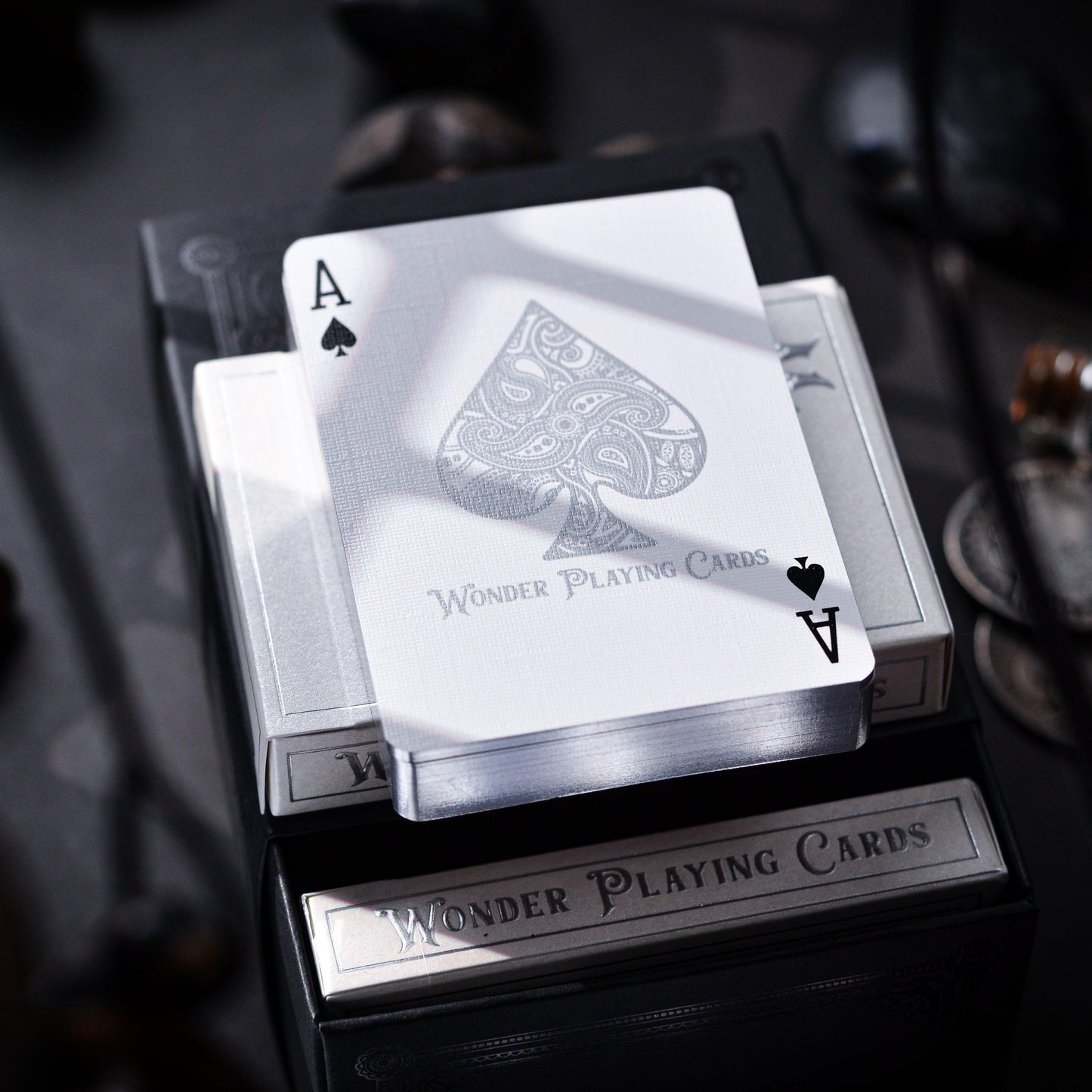Scarlet Wonder Signature Edition - Silver Gilded-Playing Cards-Wondercraft