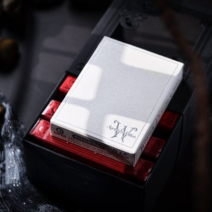 Scarlet Wonder Signature Edition - Silver Gilded-Playing Cards-Wondercraft
