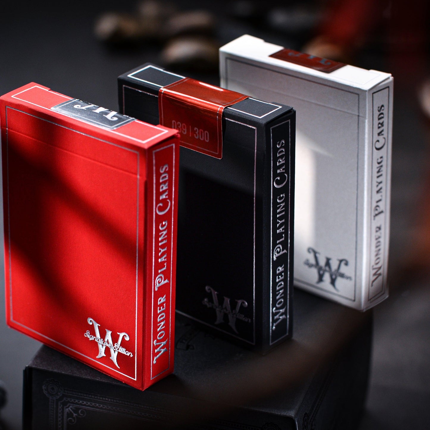 Scarlet Wonder Signature Edition - Silver Gilded-Playing Cards-Wondercraft