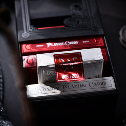 Scarlet Wonder Signature Edition - Silver Gilded-Playing Cards-Wondercraft