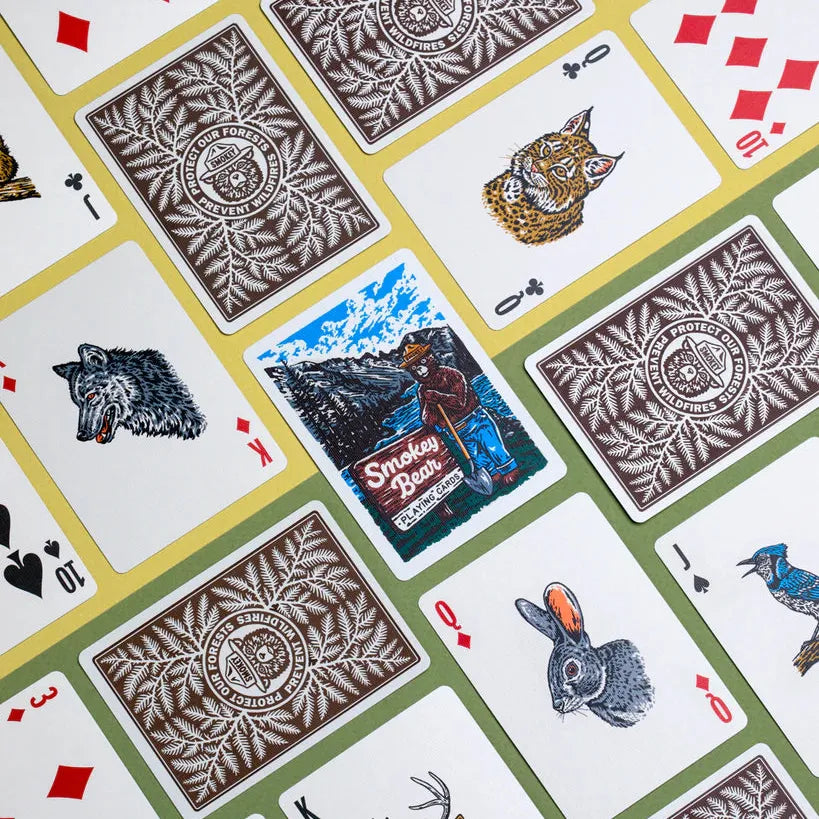 Smokey Bear, Limited Brown Ed., Art of Play-Playing Cards-Wondercraft