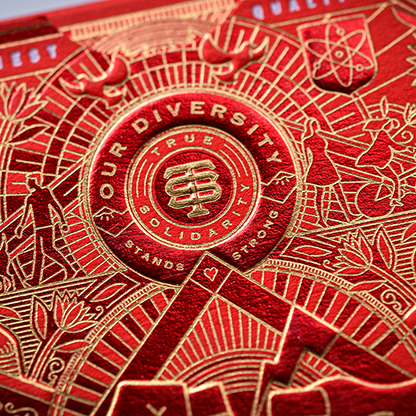 Solidarity (Loving Red) Playing Cards By Riffle Shuffle-Playing Cards-Wondercraft