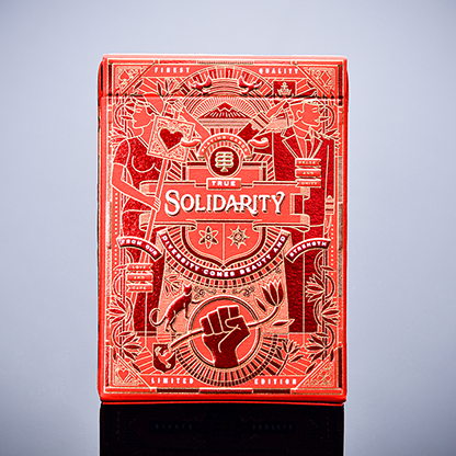 Solidarity (Loving Red) Playing Cards By Riffle Shuffle-Playing Cards-Wondercraft